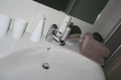 Ein Badezimmer in der Unterkunft Apartment Enzian