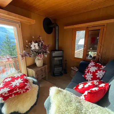 Chalet Montana mit Bergblick