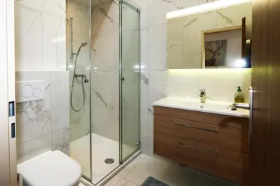Ein Badezimmer in der Unterkunft Adora