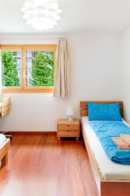 Ein Bett oder Betten in einem Zimmer der Unterkunft Anatas