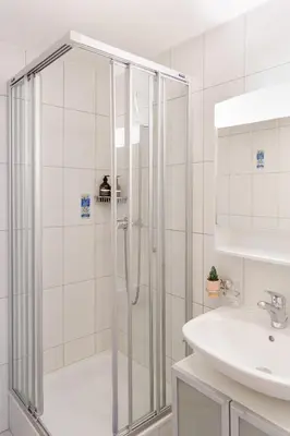 Ein Badezimmer in der Unterkunft Haus Snow Fun B