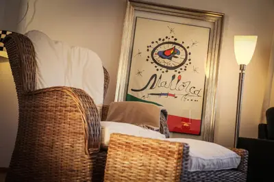 Ein Bett oder Betten in einem Zimmer der Unterkunft Villa Taugwalder I Monte Rosa