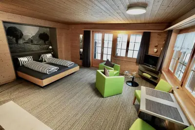 TV/Unterhaltungsangebot in der Unterkunft Chalet Schwendiboden