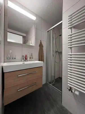 Ein Badezimmer in der Unterkunft Chalet Casa Rosina