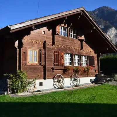 Swiss Traditional Chalet with Alpine Mtn View