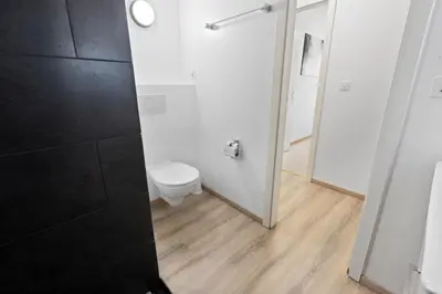 Ein Badezimmer in der Unterkunft Appartement paisible au pied des pistes de ski