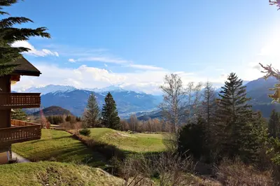 Naturlandschaft in der Nähe des Chalets