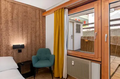 Grundriss der Unterkunft Centre de Saas-Fee - 2 chambres - balcon & patio