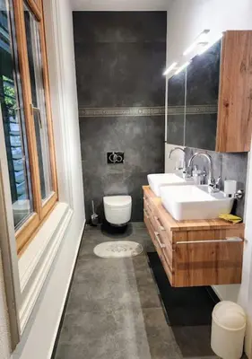Ein Badezimmer in der Unterkunft Traumwohnung direkt am Thunersee