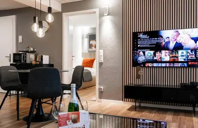 TV/Unterhaltungsangebot in der Unterkunft Spirit Apartments - Suite #4 - Zentral - Parkplatz