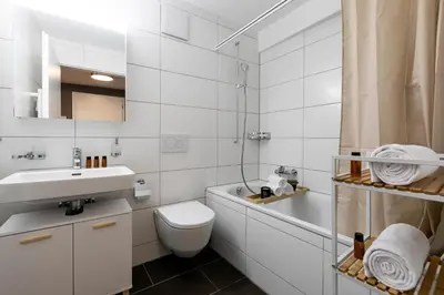 Ein Badezimmer in der Unterkunft Spirit Apartments - Suite #4 - Zentral - Parkplatz