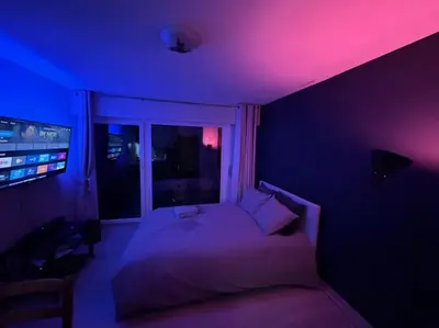Ein Bett oder Betten in einem Zimmer der Unterkunft Cozy Studio Veysonnaz Near Gondola