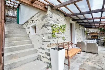 Ein Sitzbereich in der Unterkunft La Canonica - Happy Rentals