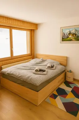 Ein Bett oder Betten in einem Zimmer der Unterkunft Petit havre de paix!