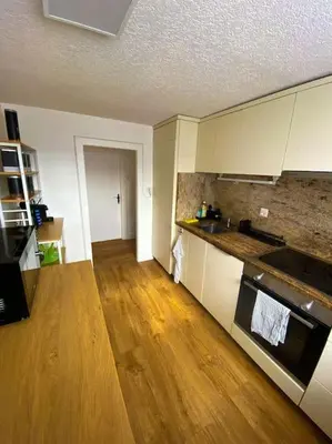 Küche/Küchenzeile in der Unterkunft Appartement typique avec Carnotzet