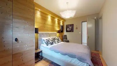 Ein Bett oder Betten in einem Zimmer der Unterkunft Superbe appartement rénové avec vue dégagée