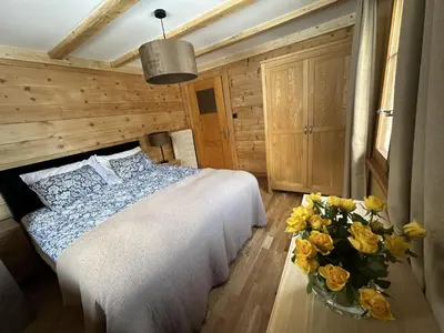Ein Bett oder Betten in einem Zimmer der Unterkunft Apartment Almenrausch EG by Interhome