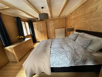 Ein Bett oder Betten in einem Zimmer der Unterkunft Apartment Almenrausch EG by Interhome