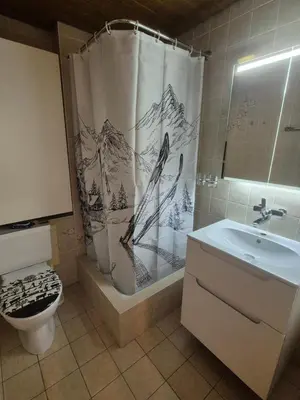 Ein Badezimmer in der Unterkunft ABO - Boutique Apartment - Chalet Grindelwaldgletscher