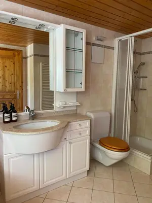 Ein Badezimmer in der Unterkunft La Chambre Du Bisse