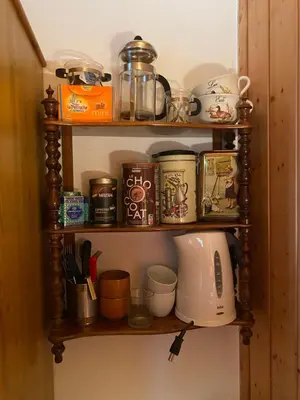 Küche/Küchenzeile in der Unterkunft La Chambre Du Bisse