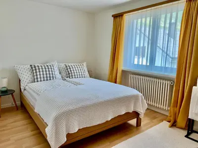 Ein Bett oder Betten in einem Zimmer der Unterkunft Ferienwohnung Michels