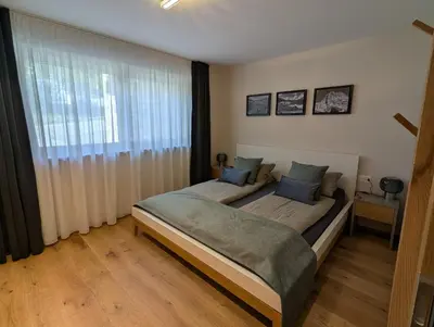 Ein Bett oder Betten in einem Zimmer der Unterkunft BnB Bellavista Apartment