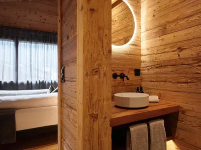 Ein Badezimmer in der Unterkunft My Chalet
