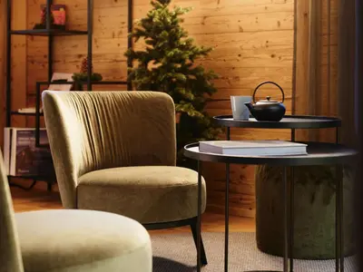 Ein Sitzbereich in der Unterkunft My Chalet