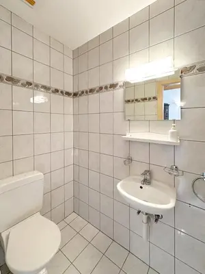 Ein Badezimmer in der Unterkunft Family Penthouse with view of the Swiss Alps