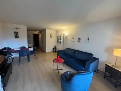 Ein Sitzbereich in der Unterkunft Arnica 20