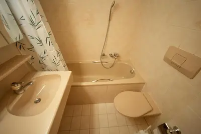 Ein Badezimmer in der Unterkunft Apartment Corfou