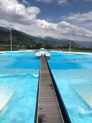 Der Swimmingpool an oder in der Nähe von La Grande Majorie de Nendaz