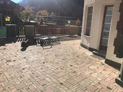 Ein allgemeiner Bergblick oder ein Berglick von der Ferienwohnung aus