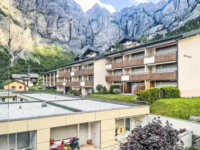 Ein allgemeiner Bergblick oder ein Berglick von der Ferienwohnung aus