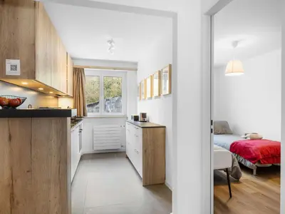 Ein Bett oder Betten in einem Zimmer der Unterkunft Apartment Dianthus-3 by Interhome