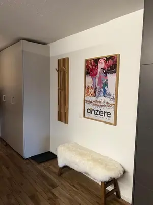 Grundriss der Unterkunft Studio élégant rénové avec vue à Anzère