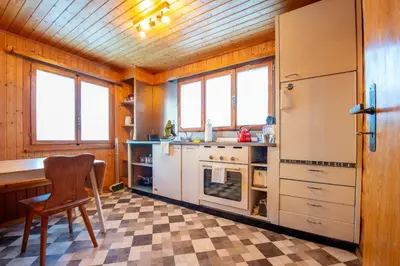 Küche/Küchenzeile in der Unterkunft Chalet Daheim - Ferienwohnung OG