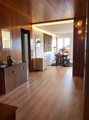 Küche/Küchenzeile in der Unterkunft Magnifique appartement avec piscine, balcon et vue