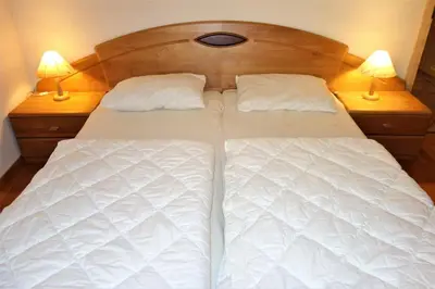 Ein Bett oder Betten in einem Zimmer der Unterkunft Magrappé M 231 - SKI LIFT apartment 6 pers
