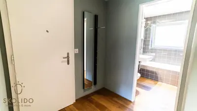 Ein Badezimmer in der Unterkunft Haus Luchre Zermatt Wohnung mit Matterhornblick