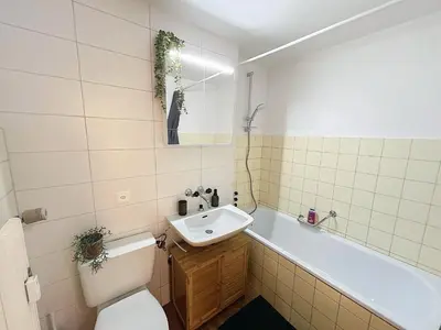 Ein Badezimmer in der Unterkunft Saas-Fee Panorama Studio