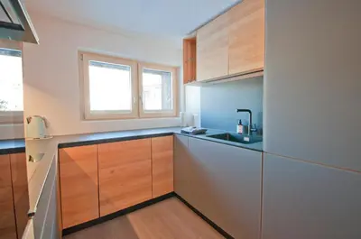 Küche/Küchenzeile in der Unterkunft Chalet Kamanga