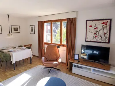 TV/Unterhaltungsangebot in der Unterkunft Apartment La Verdure Est N-22 by Interhome