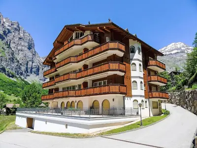 Ein allgemeiner Bergblick oder ein Berglick von der Ferienwohnung aus