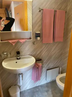 Ein Badezimmer in der Unterkunft Le Manoir d'Anniviers