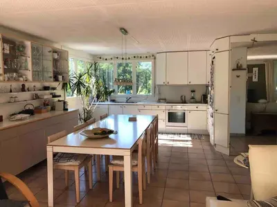 Küche/Küchenzeile in der Unterkunft casa ad Avegno con 1500mq di giardino