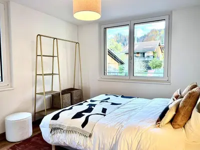 Ein Bett oder Betten in einem Zimmer der Unterkunft Hidden Retreats The Eiger