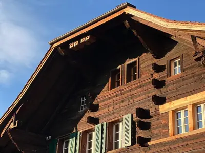 Das Gebäude in dem sich die Ferienwohnung befindet