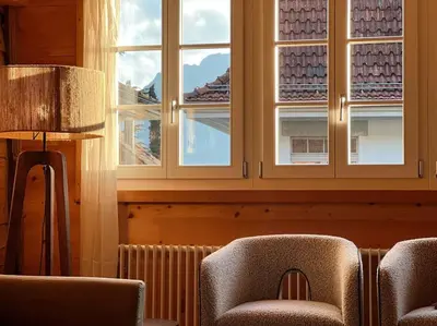 Ein Sitzbereich in der Unterkunft Hidden Retreats The Seehof 2